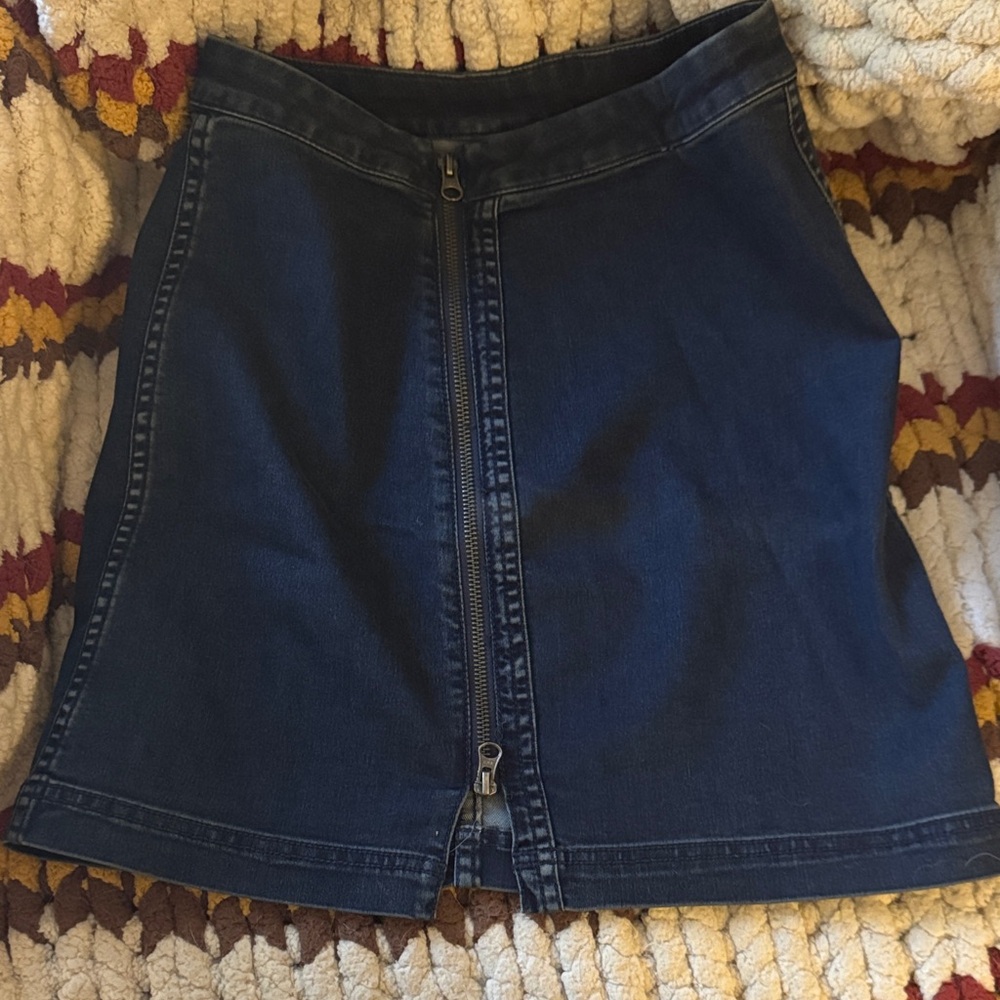 Free People Denim Blue Women's Skirt